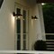 Vaxcel Westport Steel LED Black Motion Sensor Dusk to Dawn Outdoor Wall Light Coastal Clear Glass T0753 - alternate 7